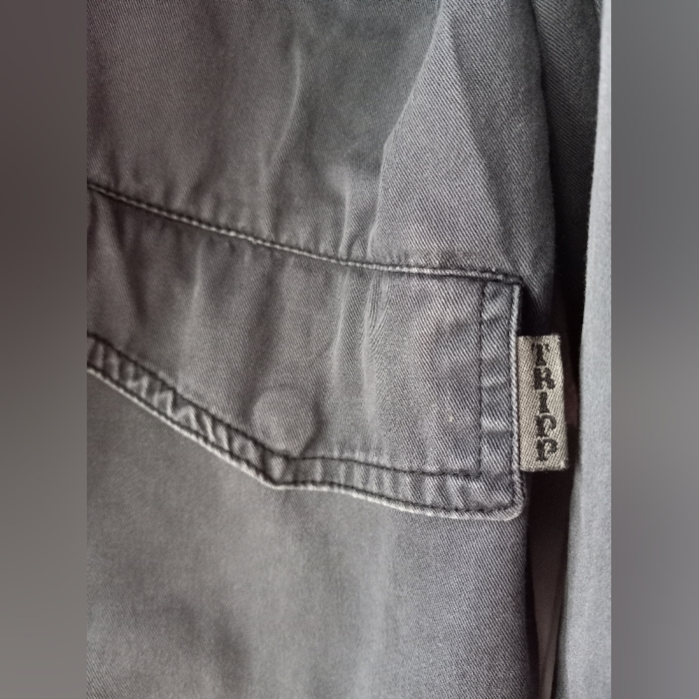 Vintage tripp nyc military goth super rare grey wash jacket! EUC! - Picture 5 of 9